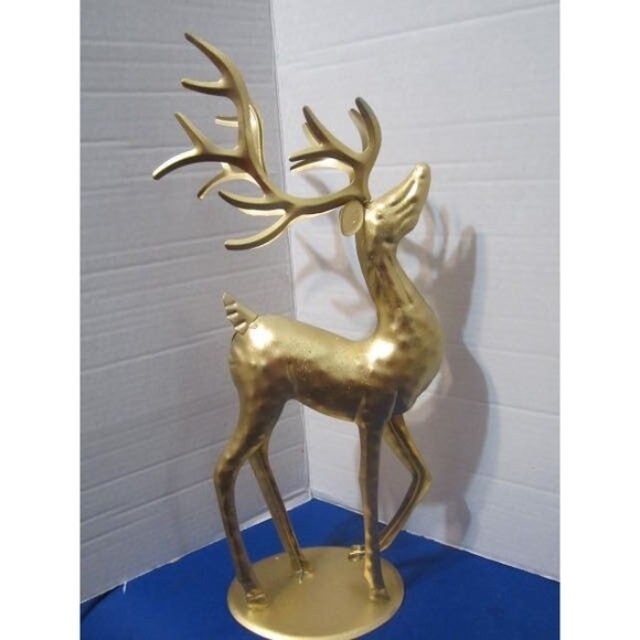 NEW Christmas Deers Bambi Moose Figurine Statue - Picture 3 of 3